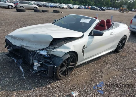 2020 BMW M8 из США, поврежденный, VIN WBSDZ0C02LCD60498